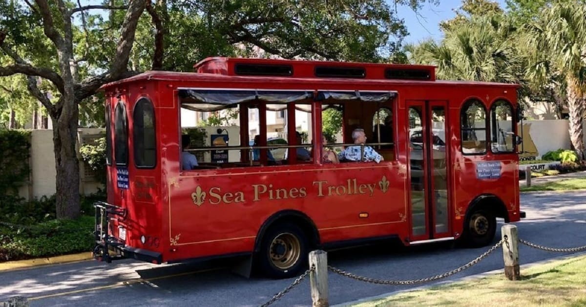 The Charm of the Sea Pines Trolley