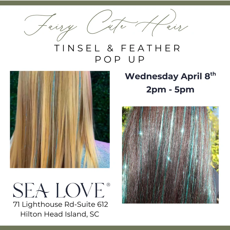 Tinsel & Feather pop up information poster