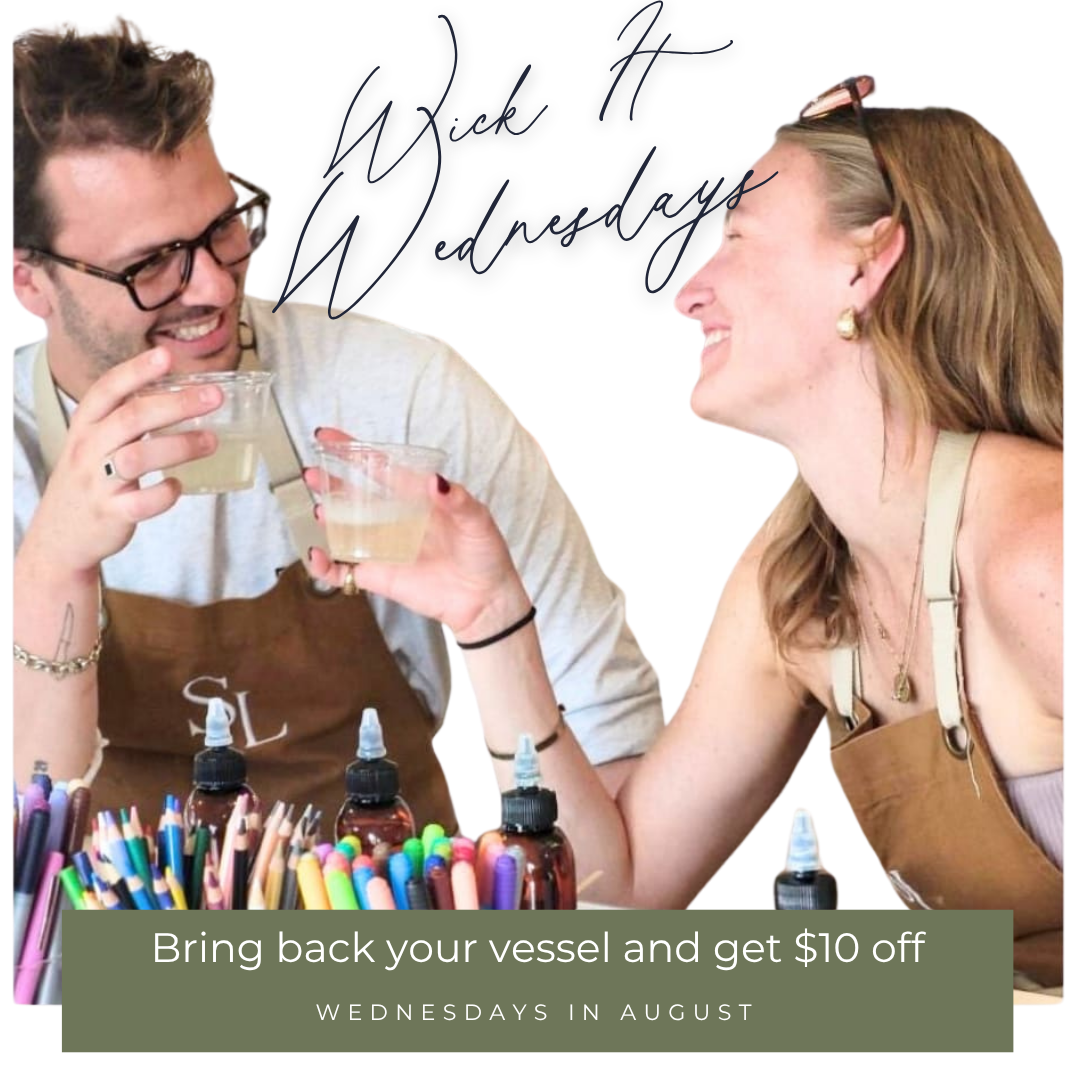 Wick It Wednesday Event Poster