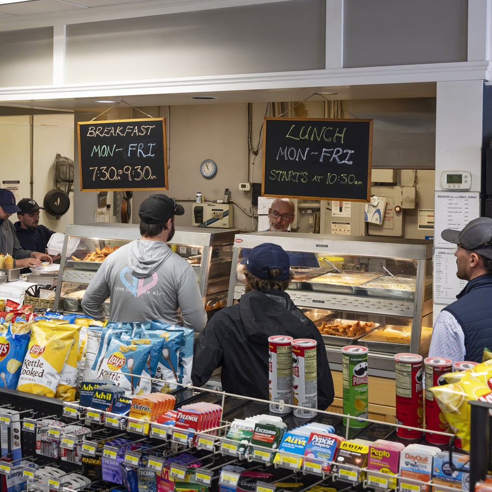 Plantation Station convenience store and gas station at The Shops at Sea Pines Center on Hilton Head Island.